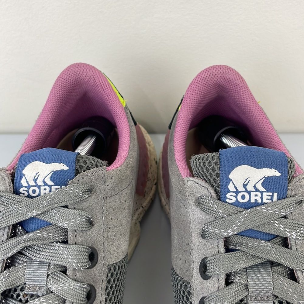 SOREL Kinetic Lite Lace Sneakers Shoes Women’s Size 8 Gray - Picture 5 of 11